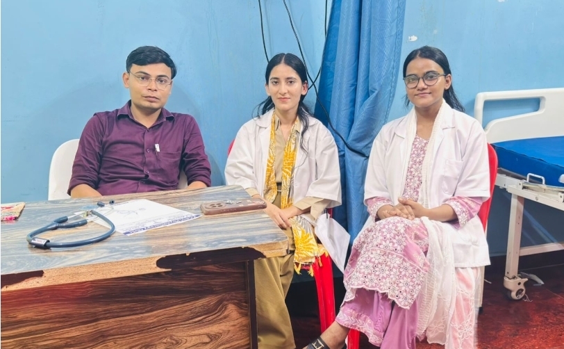 निःशुल्क चिकित्सा शिविर सम्पन्न 
