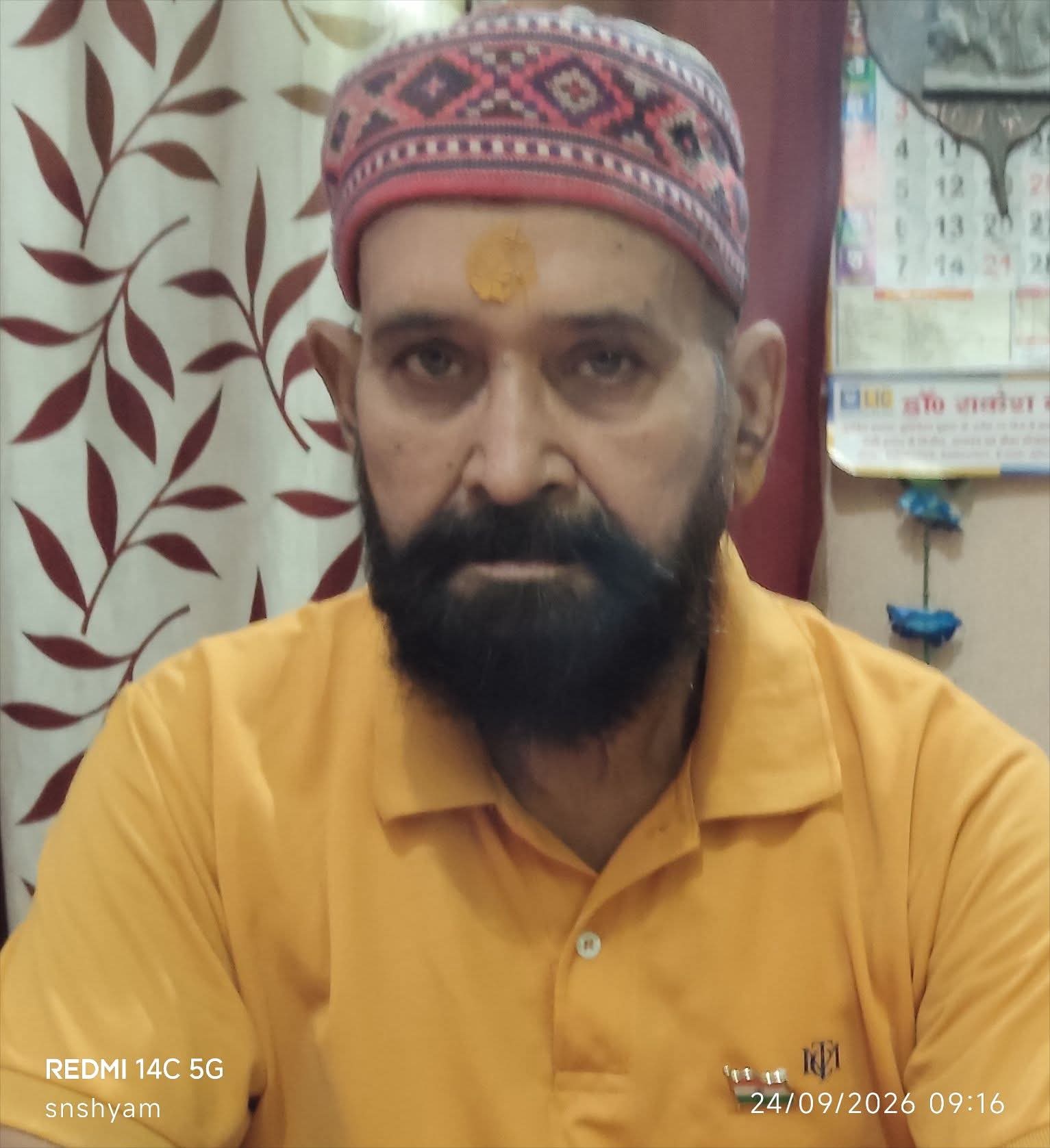 एस एन श्याम करणी सेना के प्रदेश प्रवक्ता मनोनीत