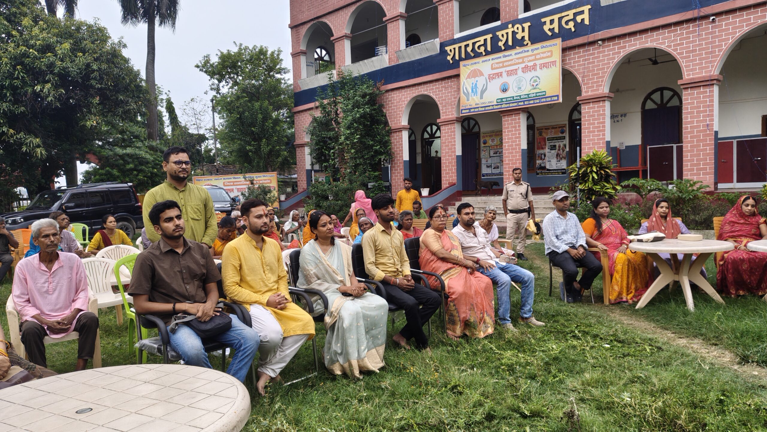 सहारा वृद्धाश्रम में श्रीराम कथा श्रवण वरिष्ठजनों ने किया 