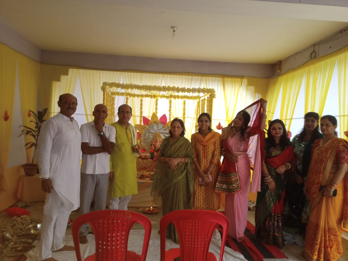 राजधानी पटना स्थित रेसीडेंसी सोसायटी पाटलिपुत्रा में गणपति पूजनोत्सव सम्पन्न